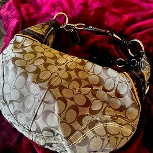 Coach Signature Canvas Mini Bag